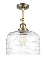 Semi-Flush Mts. Directional by Innovations ( 405 | 201F-AB-G713-L-LED Franklin Restoration ) 