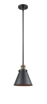 Mini Pendants Metal Shade by Innovations ( 405 | 201S-BAB-M13-BK-LED Franklin Restoration ) 
