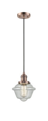 Mini Pendants Glass Down by Innovations ( 405 | 201C-AC-G534-LED Franklin Restoration ) 