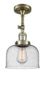 Semi-Flush Mts. Glass Down by Innovations ( 405 | 201F-AB-G74 Franklin Restoration ) 