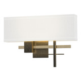 Sconces Drum Shade by Hubbardton Forge ( 39 | 206350-SKT-20-84-SF1606 Cosmo ) 