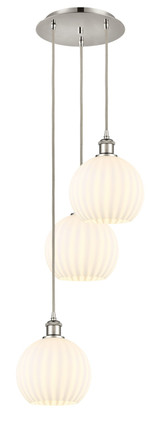 Mini Pendants 3 Light Cluster by Innovations ( 405 | 113B-3P-PN-G1217-8WV Ballston ) 