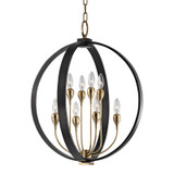 Mid. Chandeliers Sphere by Hudson Valley ( 70 | 6722-AOB Dresden ) 