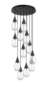 Pendants Multi-port/Cascade by Innovations ( 405 | 126-450-1P-BK-G450-6CL Downtown Urban ) 