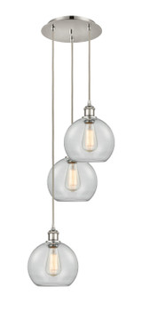 Mini Pendants 3 Light Cluster by Innovations ( 405 | 113B-3P-PN-G122-8 Ballston ) 