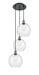 Mini Pendants 3 Light Cluster by Innovations ( 405 | 113B-3P-BAB-G124-10 Ballston ) 