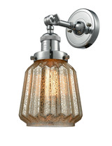Sconces Single Glass by Innovations ( 405 | 203-PN-G146 Franklin Restoration ) 