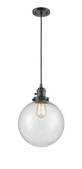 Mini Pendants Glass Down by Innovations ( 405 | 201CSW-OB-G204-10-LED Franklin Restoration ) 