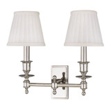 Sconces Double Candle by Hudson Valley ( 70 | 6802-PN Ludlow ) 