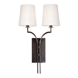 Sconces Double Candle by Hudson Valley ( 70 | 3112-OB Glenford ) 