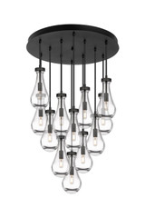 Pendants Multi-port/Cascade by Innovations ( 405 | 126-451-1P-BK-G451-5CL Downtown Urban ) 