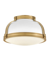 Flush Mounts Metal Shade by Hinkley ( 13 | 46351MW-LCB Barton ) 