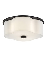 Flush Mounts Drum Shade by Hinkley ( 13 | 46441BK Delaney ) 