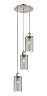 Mini Pendants 3 Light Cluster by Innovations ( 405 | 113B-3P-PN-G434-7SM Downtown Urban ) 