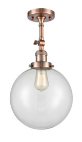 Semi-Flush Mts. Directional by Innovations ( 405 | 201F-AC-G202-10-LED Franklin Restoration ) 