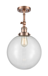 Semi-Flush Mts. Directional by Innovations ( 405 | 201F-AC-G202-12-LED Franklin Restoration ) 