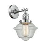 Sconces Single Glass by Innovations ( 405 | 203SW-PC-G534-LED Franklin Restoration ) 