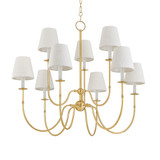 Large Chandeliers Candle by Hudson Valley ( 70 | 6939-AGB Amina ) 