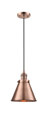 Mini Pendants Metal Shade by Innovations ( 405 | 201C-AC-M13-AC-LED Franklin Restoration ) 
