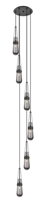 Pendants Multi-port/Cascade by Innovations ( 405 | 116-452-1P-BK-G452-4SM Downtown Urban ) 