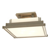 Semi-Flush Mts. Glass Down by Hubbardton Forge ( 39 | 123705-SKT-84-CC0416 Steppe ) 