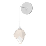 Sconces Single Glass by Hubbardton Forge ( 39 | 201397-SKT-02-WP0754 Chrysalis ) 