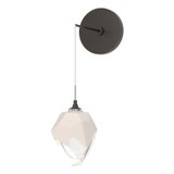 Sconces Single Glass by Hubbardton Forge ( 39 | 201397-SKT-14-WP0754 Chrysalis ) 