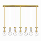 Linear/Island 4 Light + by Innovations ( 405 | 127-451-1P-BB-G451-5CL Downtown Urban ) 