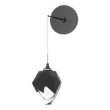 Sconces Single Glass by Hubbardton Forge ( 39 | 201397-SKT-89-BP0754 Chrysalis ) 