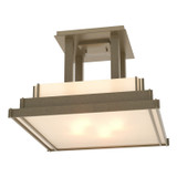 Semi-Flush Mts. Glass Down by Hubbardton Forge ( 39 | 123715-SKT-84-BB0416 Steppe ) 