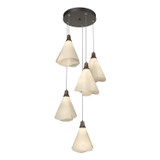 Pendants Multi-port/Cascade by Hubbardton Forge ( 39 | 131122-SKT-STND-05-SH1987 Mobius ) 