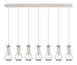 Linear/Island 4 Light + by Innovations ( 405 | 127-451-1P-PN-G451-5CL Downtown Urban ) 
