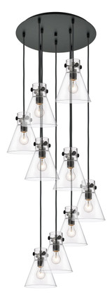Pendants Multi-port/Cascade by Innovations ( 405 | 119-410-1PS-BK-G411-8CL Downtown Urban ) 