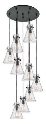 Pendants Multi-port/Cascade by Innovations ( 405 | 119-410-1PS-BK-G411-8SDY Downtown Urban ) 