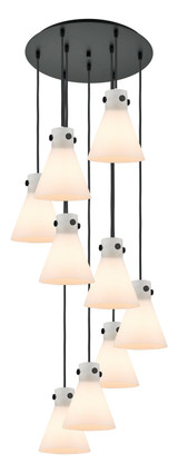 Pendants Multi-port/Cascade by Innovations ( 405 | 119-410-1PS-BK-G411-8WH Downtown Urban ) 