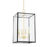 Foyer/Hall Lanterns Glass w/Frame by Hudson Valley ( 70 | MDS1201-AGB/DBL Chaselton ) 