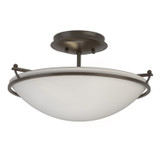Semi-Flush Mts. Bowl Style by Hubbardton Forge ( 39 | 124302-SKT-14-GG0047 Simple Lines ) 