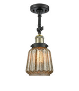 Semi-Flush Mts. Directional by Innovations ( 405 | 201F-BAB-G146 Franklin Restoration ) 