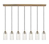 Linear/Island 4 Light + by Innovations ( 405 | 127B-7P-BB-G434-7SDY Downtown Urban ) 