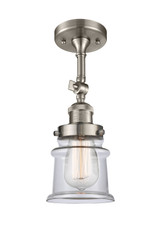 Semi-Flush Mts. Glass Down by Innovations ( 405 | 201F-SN-G182S-LED Franklin Restoration ) 