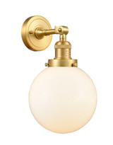 Sconces Single Glass by Innovations ( 405 | 203-SG-G201-8-LED Franklin Restoration ) 
