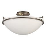 Semi-Flush Mts. Bowl Style by Hubbardton Forge ( 39 | 124304-SKT-05-GG0053 Simple Lines ) 