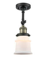 Semi-Flush Mts. Glass Down by Innovations ( 405 | 201F-BAB-G181S-LED Franklin Restoration ) 