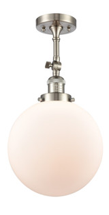 Semi-Flush Mts. Directional by Innovations ( 405 | 201F-SN-G201-10-LED Franklin Restoration ) 