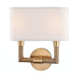 Sconces Double Candle by Hudson Valley ( 70 | 1022-AGB Dubois ) 