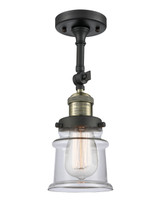 Semi-Flush Mts. Glass Down by Innovations ( 405 | 201F-BAB-G182S Franklin Restoration ) 