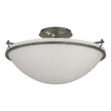 Semi-Flush Mts. Bowl Style by Hubbardton Forge ( 39 | 124304-SKT-20-GG0053 Simple Lines ) 