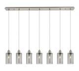 Linear/Island 4 Light + by Innovations ( 405 | 127B-7P-SN-G434-7SM Downtown Urban ) 