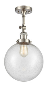Semi-Flush Mts. Directional by Innovations ( 405 | 201F-SN-G204-10-LED Franklin Restoration ) 