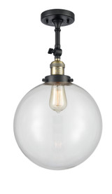 Semi-Flush Mts. Directional by Innovations ( 405 | 201F-BAB-G202-12 Franklin Restoration ) 